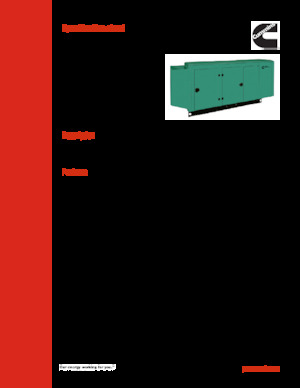 Groupes électrogènes à diesel Cummins C125D6D