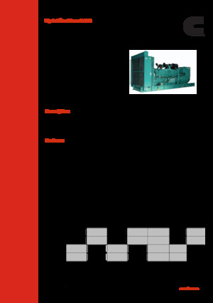 Groupes électrogènes à diesel Cummins C1500 D6