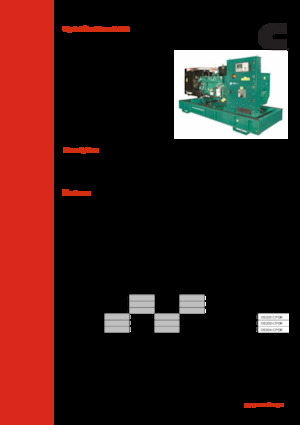 Groupes électrogènes à diesel Cummins C150 D6e