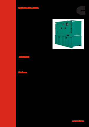 Groupes électrogènes à diesel Cummins C22D5T