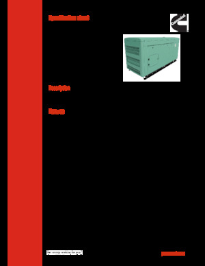 Groupes électrogènes à diesel Cummins C20 D6