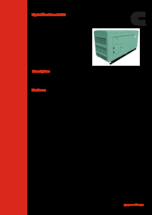 Groupes électrogènes à diesel Cummins C40 D6