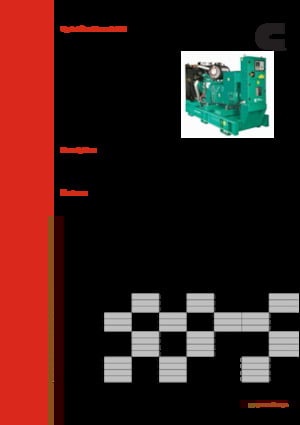 Groupes électrogènes à diesel Cummins C275 D6