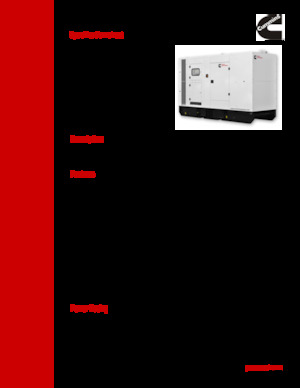 Groupes électrogènes à diesel Cummins C300D2RE