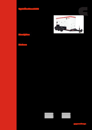 Groupes électrogènes à diesel Cummins C300D6R