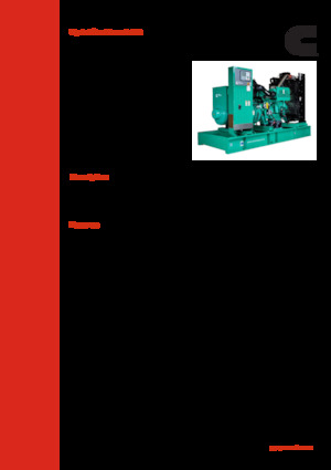 Groupes électrogènes à diesel Cummins C400D6B