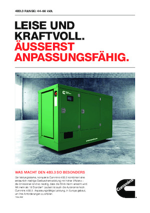 Groupes électrogènes à diesel Cummins C55D5EQ