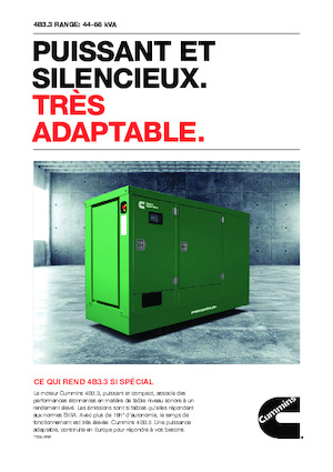 Groupes électrogènes à diesel Cummins C66D5EQ