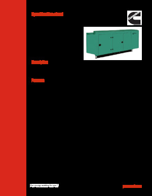 Groupes électrogènes à diesel Cummins C60N6
