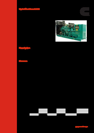 Groupes électrogènes à diesel Cummins C600 D6
