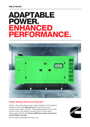 Groupes électrogènes à diesel Cummins C100D6I