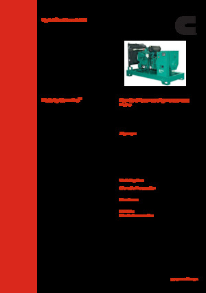 Groupes électrogènes à diesel Cummins C90 D5