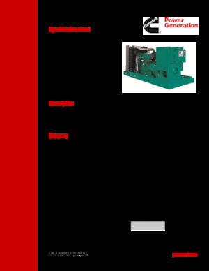 Groupes électrogènes à diesel Cummins DFEK