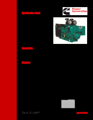 Groupes électrogènes à diesel Cummins DQFAA