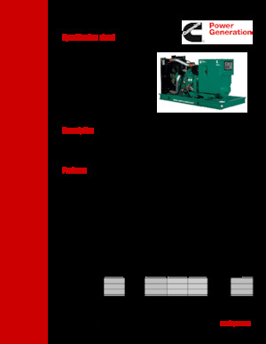 Groupes électrogènes à diesel Cummins DQDAC