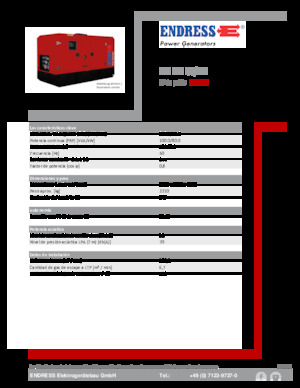 Groupes électrogènes à diesel Endress ESE 100 IW/MS 