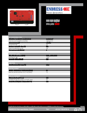 Groupes électrogènes à diesel Endress ESE 175 IW/AS