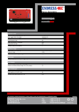 Groupes électrogènes à diesel Endress ESE 175 IW/AS