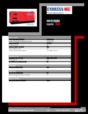 Groupes électrogènes à diesel Endress ESE 20 YW/AS 