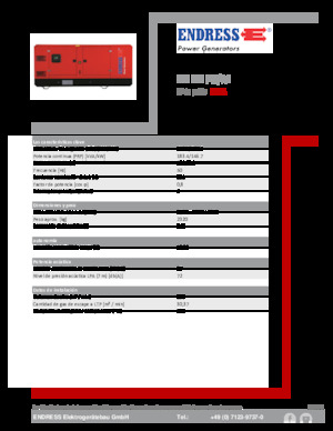 Groupes électrogènes à diesel Endress ESE 200 PW/AS 