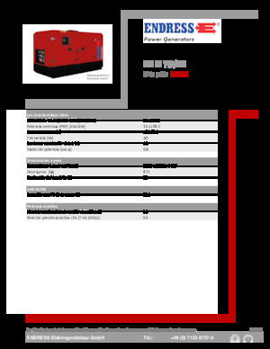 Groupes électrogènes à diesel Endress ESE 35 YW/MS
