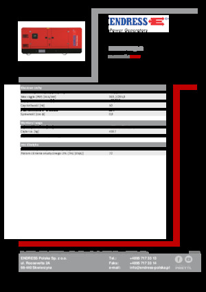 Groupes électrogènes à diesel Endress ESE 405 VW/AS 