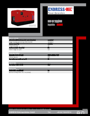 Groupes électrogènes à diesel Endress ESE 45 YW/MS