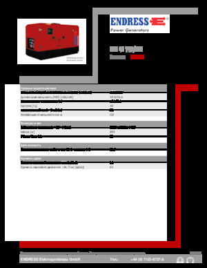 Groupes électrogènes à diesel Endress ESE 45 YW/MS