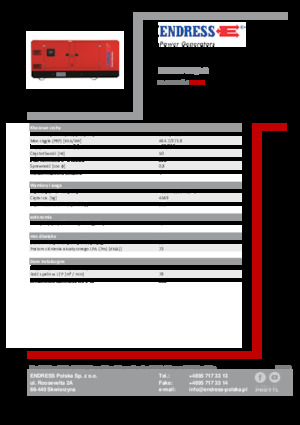 Groupes électrogènes à diesel Endress ESE 515 VW/AS 