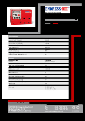 Groupes électrogènes à essence Endress ESE 608 DHG ES DI ISO Duplex Silent