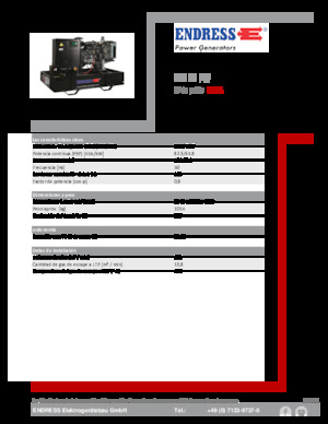 Groupes électrogènes à diesel Endress ESE 90 PW 