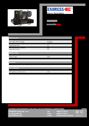 Groupes électrogènes à diesel Endress ESE 90 PW 