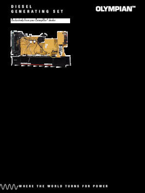 Groupes électrogènes à diesel Olympian GEP 110