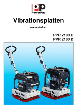 Plaques vibrantes réversibles PowerPac PPR 2100D/400
