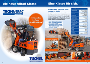 Véhicules communaux multi-usages à diesel diesel Tuchel Quattro