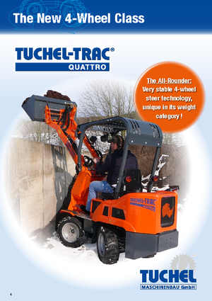 Véhicules communaux multi-usages à diesel diesel Tuchel Quattro