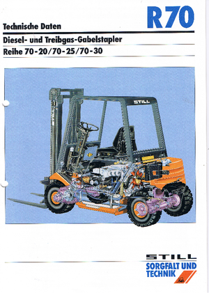 Chariots élevateurs frontaux diesel Still R 70-25