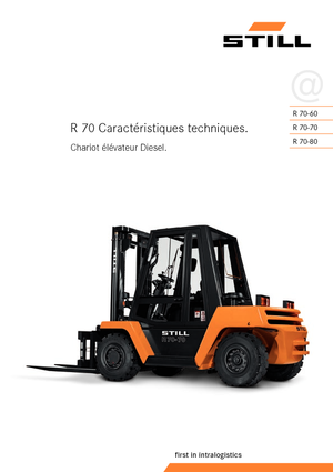 Chariots élevateurs frontaux diesel Still R 70-80
