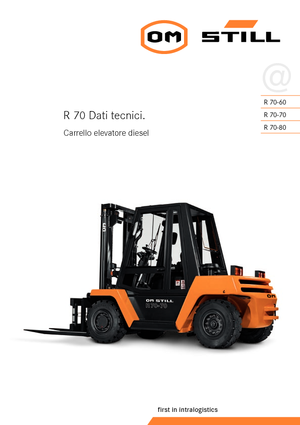 Chariots élevateurs frontaux diesel Still R 70-80