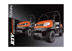 Véhicules communaux multi-usages à diesel diesel Kubota RTV 400-Ci