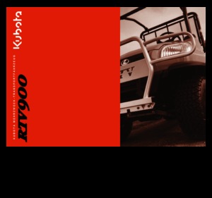 Véhicules communaux multi-usages à diesel diesel Kubota RTV 900 G