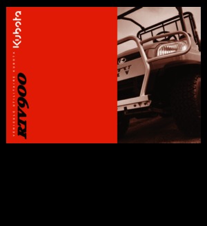 Véhicules communaux multi-usages à diesel diesel Kubota RTV 900 G