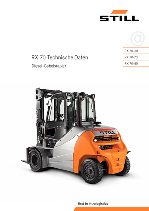 Chariots élevateurs frontaux diesel Still RX 70-80