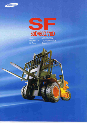 Chariots élevateurs frontaux diesel Samsung SF 70 D