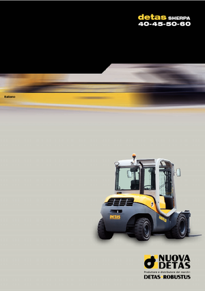 Chariots élevateurs frontaux diesel Nuova Detas Sherpa 60