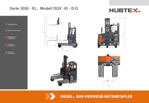 Chariots élévateurs latéraux diesel Hubtex DQX 45-G