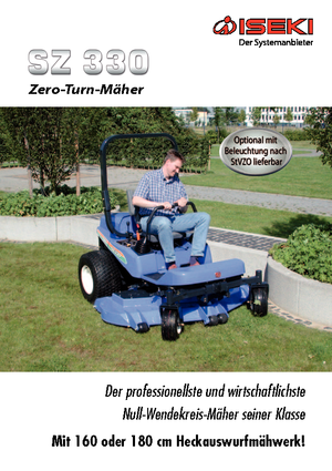 Tondeuses à gazon autoportées et tracteurs de jardin Iseki SZ 330