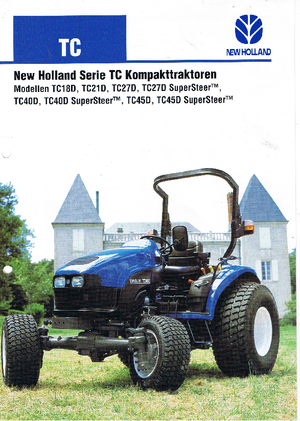 Véhicules communaux multi-usages à diesel diesel New Holland TC 27 D
