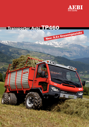 Véhicules communaux multi-usages à diesel diesel Aebi TP 460