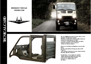 Véhicules communaux multi-usages à diesel diesel Bremach Trex 35.3/4